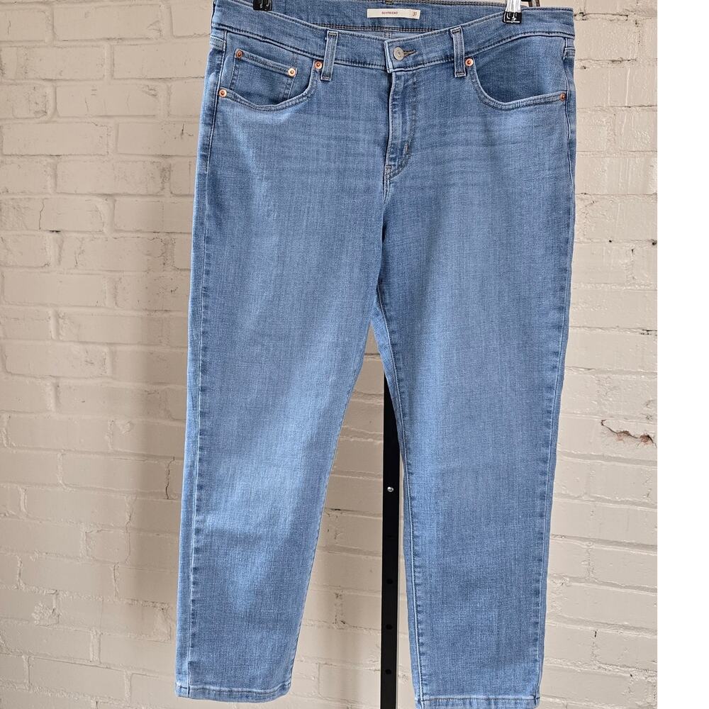 Levi Strauss & Co. Light Wash Boyfriend Jeans┃Casual Chic Normcore Streetwear